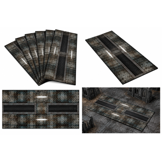 Playmats Mroczny Korytarz – Strefy Terenu Warhammer 40K 5 szt.